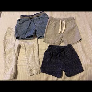 Boys size 12-18 shorts and sweatpants lot.